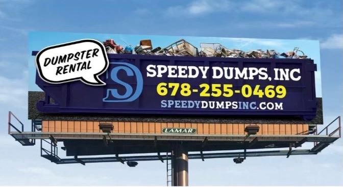 Speedy Dumps Inc. Banner Hoarding