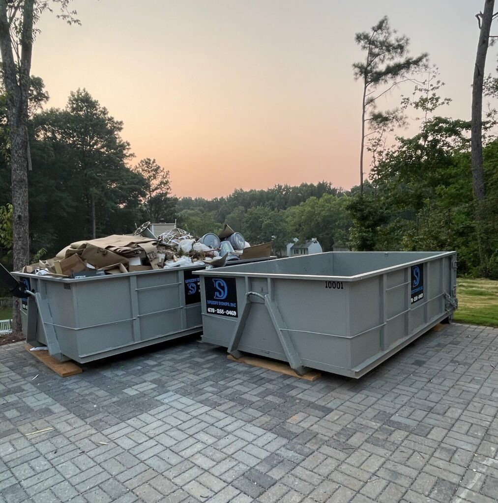 30 yard roll-off dumpster rental in Cumming, GA – Speedy Dumps